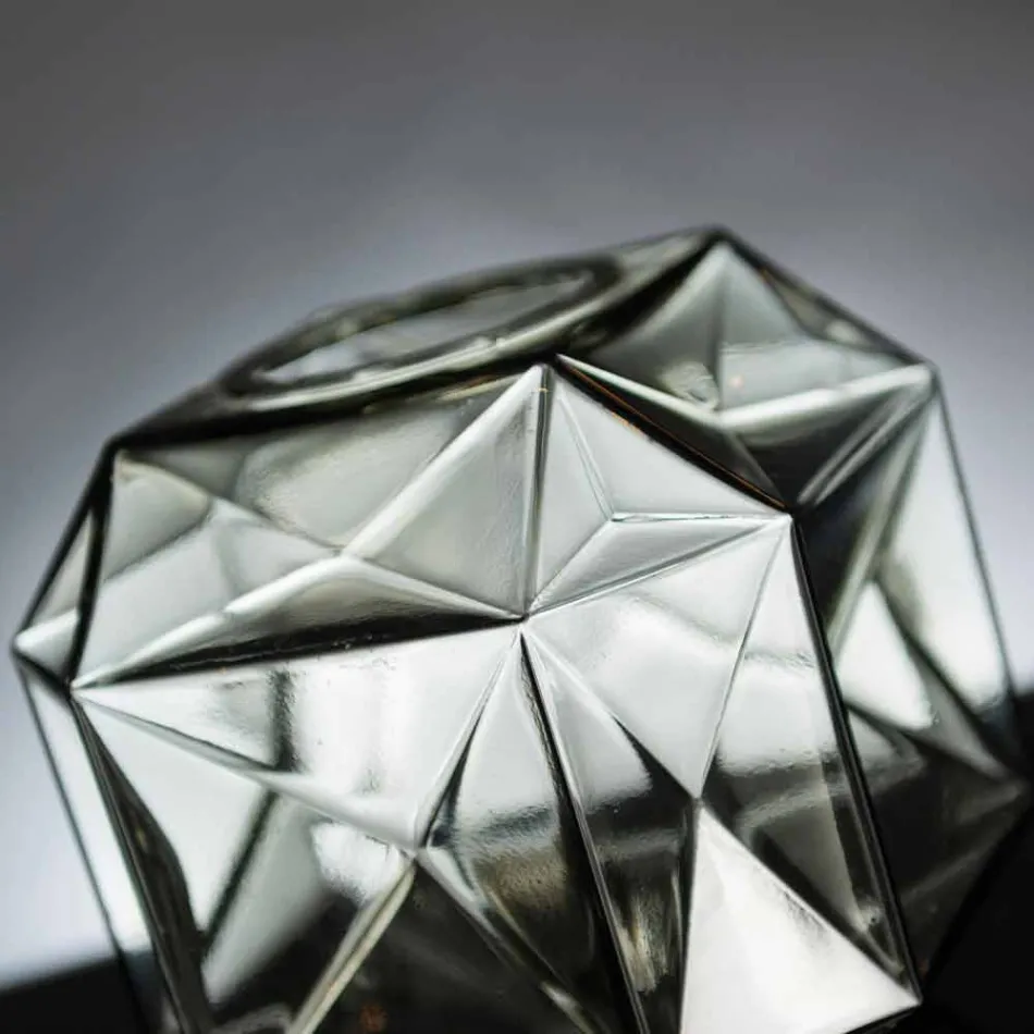 Nowoczesny szklany wazon do wnętrz wykonany ręcznie we Włoszech - Eagle Viadurini