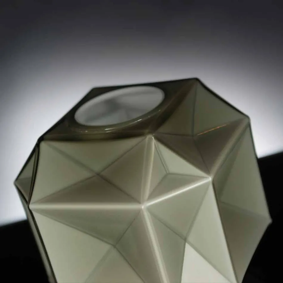 Nowoczesny szklany wazon do wnętrz wykonany ręcznie we Włoszech - Eagle Viadurini