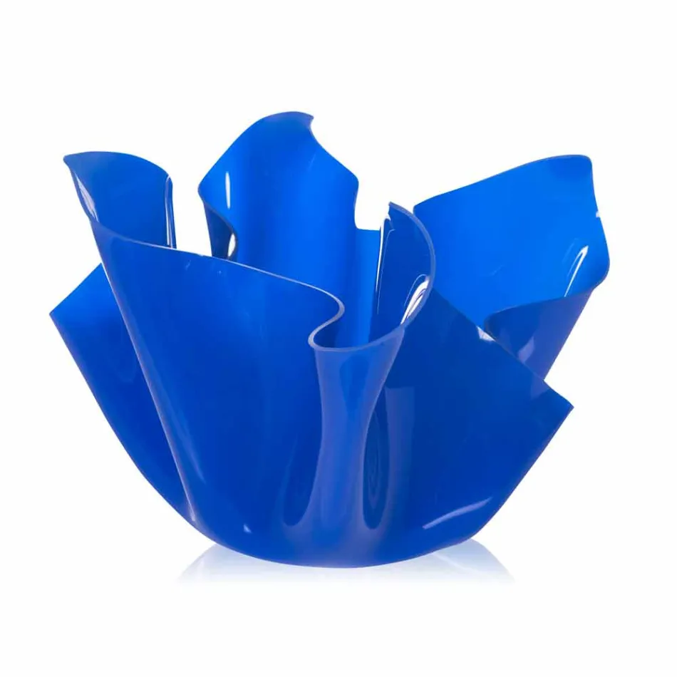 Garnek ogrodowy uniwersalny Pina niebieski, nowoczesny design, wyprodukowany we Włoszech Viadurini