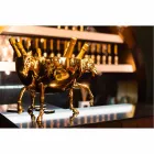 Ozdobny wazon do wnętrz z białej ceramiki lub 24-karatowego złota Made in Italy - Jacky Viadurini