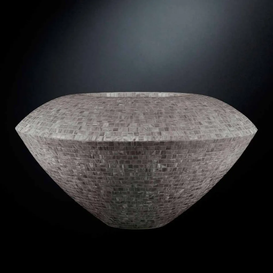 Nowoczesny wazon ozdobny z kolorowego polietylenu Made in Italy - Timber Viadurini