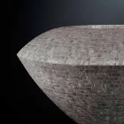 Nowoczesny wazon ozdobny z kolorowego polietylenu Made in Italy - Timber Viadurini