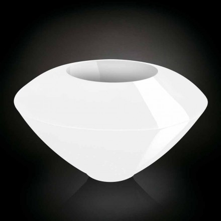 Nowoczesny wazon ozdobny z kolorowego polietylenu Made in Italy - Timber Viadurini