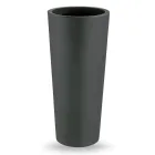 Okrągły wazon na zewnątrz z kolorowego polietylenu Made in Italy - Nippon Viadurini