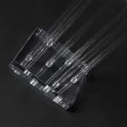 Przezroczysty wazon z pleksiglasu Made in Italy - Fortunato Viadurini