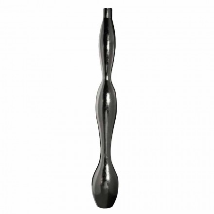 Wazon wewnętrzny w wykończeniu z żywicy w kolorze złotym lub srebrnym Made in Italy - Quarto Viadurini