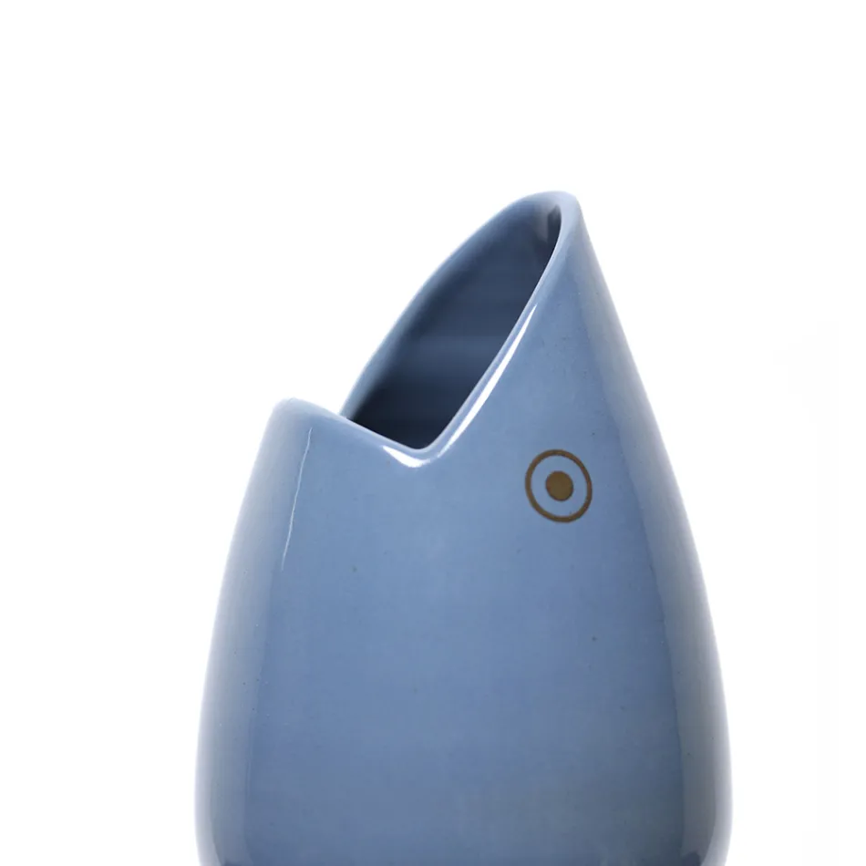 Ceramiczny wazon na kwiaty wykonany ręcznie we Włoszech - tuńczyk Viadurini