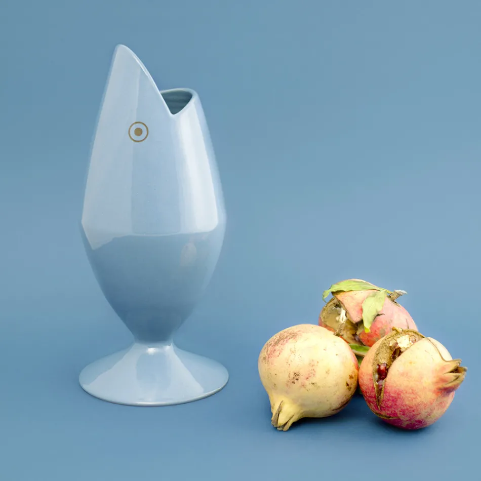 Ceramiczny wazon na kwiaty wykonany ręcznie we Włoszech - tuńczyk Viadurini