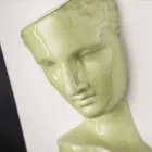 Nowoczesny prostokątny wazon z kolorowej ceramiki ręcznie robiony we Włoszech - Lucas Viadurini