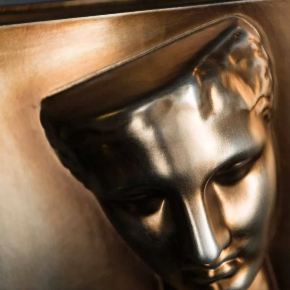 Nowoczesny prostokątny wazon z kolorowej ceramiki ręcznie robiony we Włoszech - Lucas Viadurini