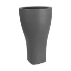 Okrągła kolorowa doniczka ogrodowa z polietylenu Wyprodukowano we Włoszech - Tremont Viadurini