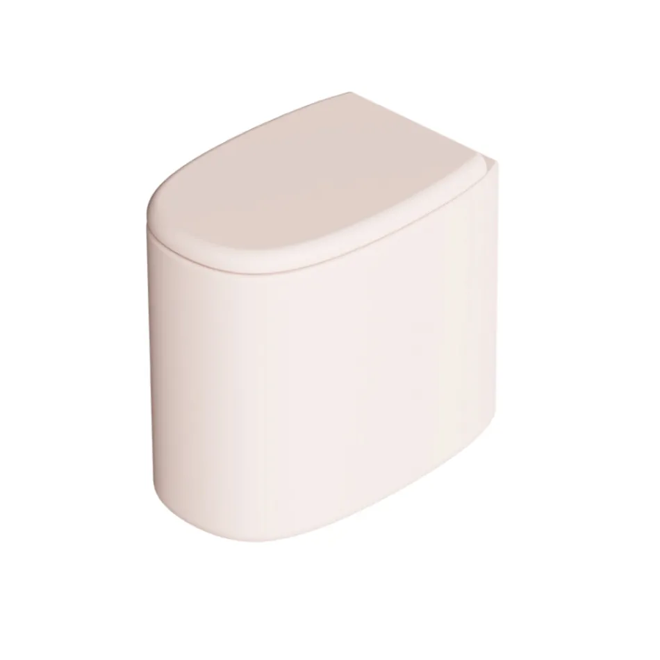 Stojąca ceramiczna miska ustępowa w różnych kolorach, wyprodukowana we Włoszech - Dziewczynka Viadurini