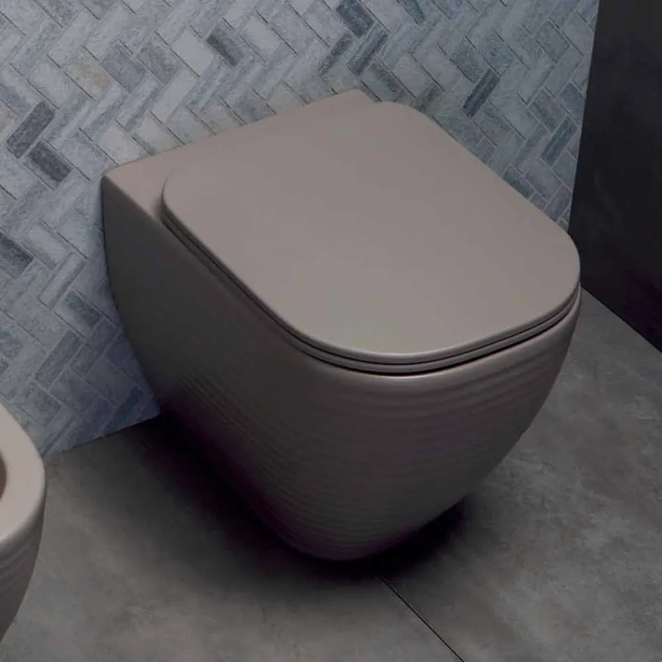 Biała lub barwna ceramiczna waza Trabia Design Viadurini