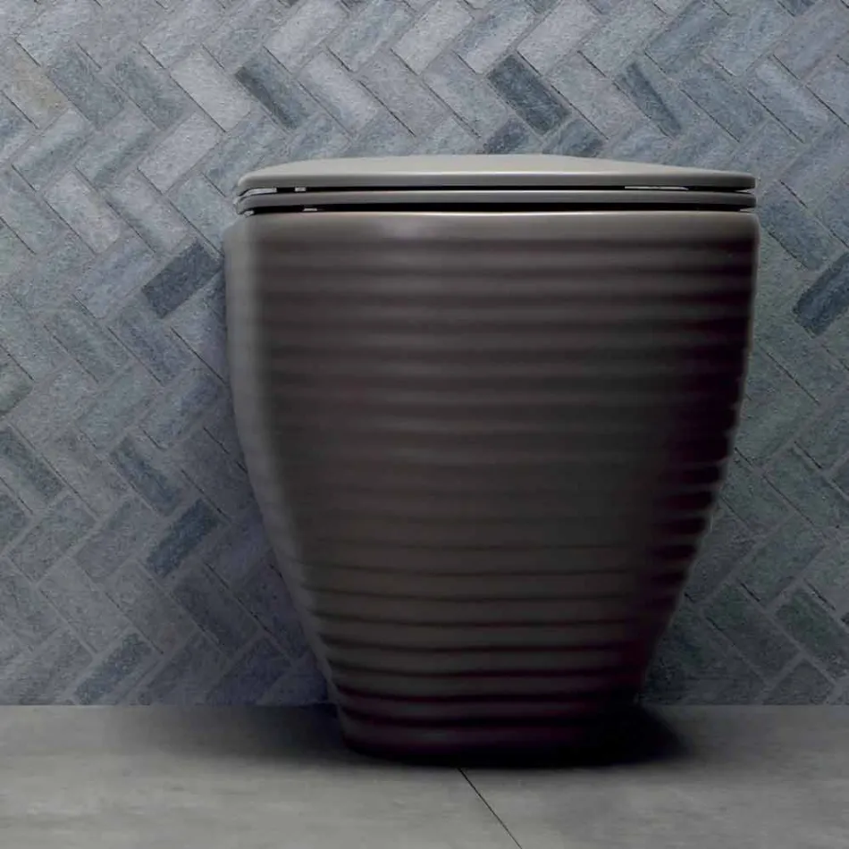 Biała lub barwna ceramiczna waza Trabia Design Viadurini