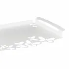 Biała, beżowa lub z kości słoniowej żelazna taca do serwowania Made in Italy - Leiden Viadurini