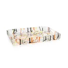 Wielokolorowa taca z pleksi w 2 rozmiarach Made in Italy - Multicolor Viadurini