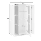 Prezentacja 3 Drzwi Salon Biały i Antracyt Drewno, Cement lub Klon - Therese Viadurini