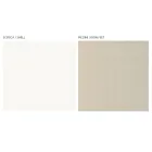 Witryna do salonu z 1 drzwiami w kolorze białym i wykończeniem Canaletto Made in Italy - Gerd Viadurini