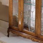 Witryna do salonu z drewna z drzwiami i 3 szufladami Made in Italy - Richard Viadurini