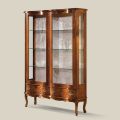 Drewniana gablota w stylu klasycznym z drzwiami i szufladami Made in Italy - Versaille