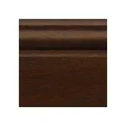 Narożna witryna z 1 drzwiami i 2 szklanymi półkami Made in Italy - Denka Viadurini