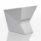 Biały, lakierowany fotel ogrodowy Vondom Faz o nowoczesnym designie Viadurini