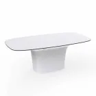Stół zewnętrzny Vondom Ufo biały design L200xP100 cm Viadurini