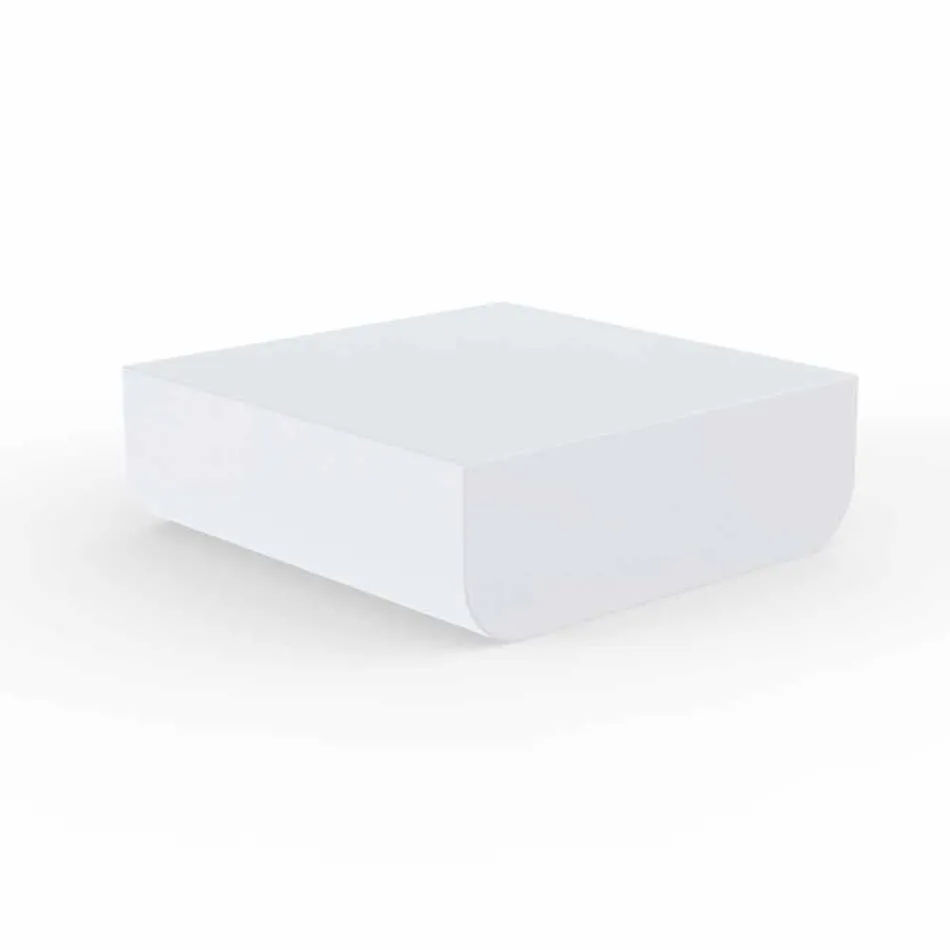 Salon zewnętrzny Vondom Ulm o nowoczesnym białym wzornictwie Viadurini