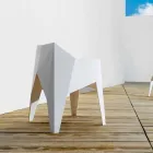 Kolorowe krzesło ogrodowe Vondom Voxel o nowoczesnym designie Viadurini