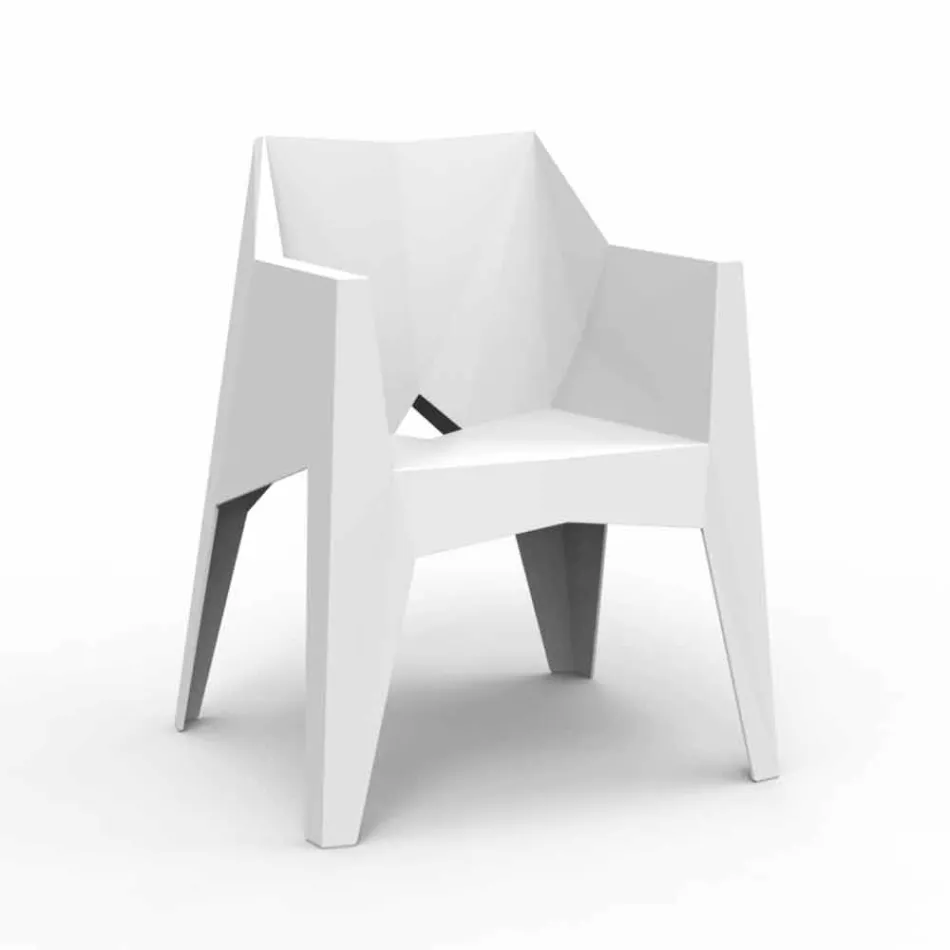 Kolorowe krzesło ogrodowe Vondom Voxel o nowoczesnym designie Viadurini