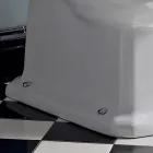 Water Monobloc Classic w białej ceramice z pudełkiem Made in Italy - Marwa Viadurini